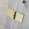 Radaway Essenza Pro Brushed Gold Kdj+S kabina 100x100x100cm prawa szczotkowane złoto 10097310-99-01R/10098100-01-01/10098100-01-01